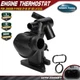 Engine Coolant Thermostat Housing Assembly for Jaguar F-Pace 17-19 XF XE L4 2.0L
