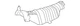 Genuine Nissan Floor Pan Heat Shield 74751-3SG0A