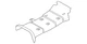 Genuine Nissan Tank Shield 17285-6CA0B
