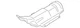 Genuine Ford Floor Pan Heat Shield Insulator CV6Z-11130-A