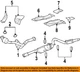 GM OEM 07-20 Avalanche Exhaust System Exhaust Components-Heat Shield 15102076