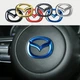 Steering Wheel Decor ABS Emblem Cover Sticker for Mazda CX5 CX9 RX7 MX5 CX3 CX7