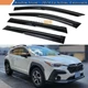 For 2024-2026 Subaru Crosstrek XV 3D Wavy Mugen Style Window Visors Rain Guards