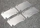 Titanium Brake Heat Shield Set Notched for Dodge Viper 92-02 Front, Excl SRT10