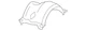 Genuine Subaru Front Shield 44651AG72A