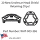 20 UNDERCAR HEAT SHIELD RETAINING CLIPS! FITS 2018+ VW TIGUAN JETTA TAOS PASSAT