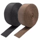 Thermo Tec Exhaust Wrap 50 Foot x 1 Inch Carbon Fiber Up To 1800 Degree F Rogue