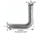 5" ID/OD EXHAUST Y DIVIDER KENWORTH W900A 1974-1982 PASSENGER SIDE K18010742R 