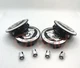 Jaguar Wheel Center Caps Black &Air Caps 59mm S-Type X-type XF XJ8 XEL XJ XK