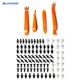 100pcs+4 Nissan Armada Engine Splash Fastener Bumper Fender Liner Retainer Clips