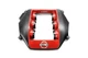 NISSAN OEM NISMO Genuine R35 GT-R VR38DETT Red ORNAMENT ASSEMBLY-ENGINE COVER