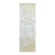 2'7"x7'10" Beige Abstract Design Wool and Silk Hand Knotted Runner Rug R10201