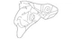 Genuine Toyota Turbocharger Mount Heat Shield 17272-70040