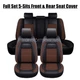 Car Seat Covers Brown Front & Rear Full Set For Mitsubishi Endeavor 2004-2011