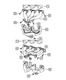 Genuine Mopar Exhaust Manifold Shield 4892448ab
