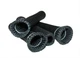 Thermo-Tec Spark Plug Boot Protector Cool-It Plug Wire Sleeves 6" Black Set of 4
