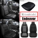 Car Front & Rear Car 2/5Seat Covers PU Leather For Mitsubishi Endeavor 2004-2011