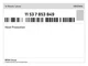 Genuine BMW HEAT PROTECTION 11-53-7-853-849 New