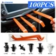 100pcs+4 Nissan Armada Engine Splash Fastener Bumper Fender Liner Retainer Clips
