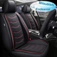 Red Lines For Mitsubishi Endeavor 2004-2011 Car 5 Seat Cover Microfiber Leather