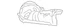 Genuine Subaru Catalytic Converter Heat Shield 44651AB140