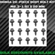 2017+ Honda Clarity Firewall Splash Shield Bumper BODY BOLTS Screws M6.3-1.81 OE