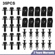 35PCS Engine Under Cover Splash Shield Guard M6 Bolts & U-nut Clips For KIA