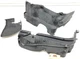 2014-2021 MINI COOPER F56 BATTERY SIDE PARTITION COVER GUARD PANEL SET X3 OEM.