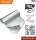 Heat Shield Aluminized 12 x 24 Inch Thermal Barrier FLASLD Adhesive Backed High