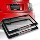 X2 MS MAZDASPEED Black StainlessLicense Plate Frame For Mazda 3 6 RX7 RX8 JDM