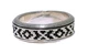 Southwest Design Sterling Silver Spinner Band 7.1mm Ring Size 8.5 PSR94/10924