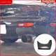 Real Dry Carbon Fiber Rear Bumper Exhaust Heat Shield Cover For Mazda RX7 FD3S