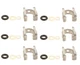 Elring Set of 6 Fuel Injector Seal Clip Kits For Jaguar F-Type XF Land Rover LR4