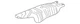 Genuine Honda Plate Assembly Heat Baffle 74600-T3V-A00