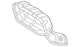 Genuine Mazda Exhaust Manifold Heat Shield LF50-13-390B