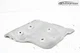 2014-2022 LAND RANGE ROVER SPORT REAR LEFT SIDE MUFFLER HEAT SHIELD OEM