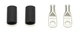 QUICKCAR RACING PRODUCTS Ring Terminals 1/4in 6 Ga w/Heat Shrink- 57-580