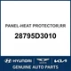 2016-2022 Kia Sportage Panel-Heat Protector Rear OEM New 28795D3010