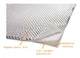 Heatshield Sticky Shield w/ Adhesive, 1' x 2' 180020 (1100 Deg F)