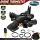 Engine Coolant Thermostat Housing Assembly for Jaguar S-Type 2006-2008 XF XJ8 XK