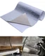 Self Adhesive Heat Shield Material - 12" X 24" Aluminum Backed Aluminized The...