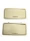 2018 JAGUAR XJ X351 OEM LEFT & RIGHT VANITY MAKEUP MIRROR W/ LIGHT SET (2)