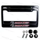 2pc MS MAZDASPEED ABS License Plate Frame with Cap For Mazda 3 6 Miata RX7 RX8