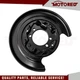 Rear Right Side Brake Dust Shield 12-2023 For  Subaru Crosstrek Impreza Forester