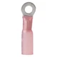 Ancor 310299 22-18 AWG #8 Red Heat Shrink Ring Terminals, 100 Pieces