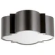 Cyan Design Wyatt 2 Light Ceiling Mount, Noir - 10065