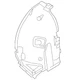 Genuine Land-Rover 2018-2019 Discovery Sport Ft Fender Liner LR096602