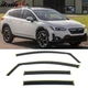 Fits 17-23 Subaru Impreza & Crosstrek In-Channel Window Visors Deflectors PC