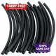 Allstar ALL76164, Set of 20 Black Plastic Heat Shrink Tubing 1/4In 20Pcs Perform