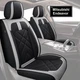 Car 5-Seat Cover PU Leather For Mitsubishi Endeavor 2004-2011 Front&Rear Gray
